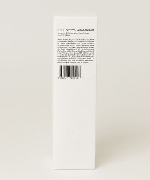 GBH(ジービーエイチ)の「GBH/ジービーエイチ COSMETIC SCENTED HAIR & BODY MIST フレグランスミスト(フレグランスミスト・レディース・ホワイト/ホワイト系1/ホワイト系2/ホワイト系3/ホワイト系4・FREE)」の5枚目の写真