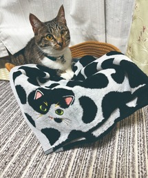 MILLION CARATS(ミリオンカラッツ)の【今治タオル】ニャンコの毛並みを今治タオルで再現!猫種ごとの毛並みや表情を刺繍で丁寧に表現した贅沢デザイン。ギフトにも最適な猫好き必見のロングフェイスタオルコレクション(タオル)