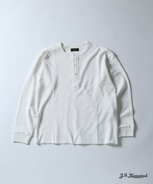 JOURNAL STANDARD J.S HOMESTEAD | J.S.Homestead / コットンリネン ワッフル ヘンリーネックロンT(Tシャツ/カットソー)