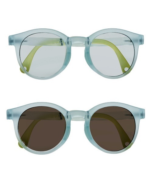 salle de bal（サルデバル）の「【 Calmo Gumi / カルモグミ 】折りたたみ調光サングラス ボストン型　PDI（サングラス・レディース・オレンジ/グリーン/ブラック/ブルー・FREE）」の3枚目の写真