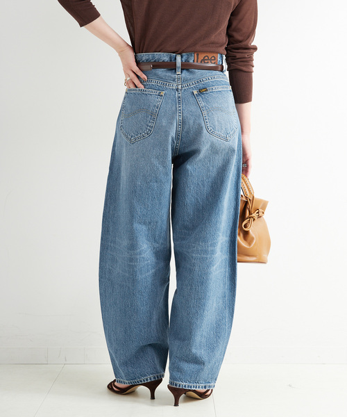 Lee(リー)の「ウォッシャブル / LEE/リー 別注 カーブパンツ(デニムパンツ・レディース・ブルー/ネイビー・MEDIUM/SMALL)」の22枚目の写真