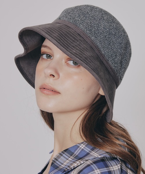 REDYAZEL（レディアゼル）の「バックベルトバケットハット（ハット・レディース・レッド/ブラック/チャコールグレー・FREE）」の3枚目の写真