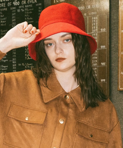 REDYAZEL（レディアゼル）の「バックベルトバケットハット（ハット・レディース・レッド/ブラック/チャコールグレー・FREE）」の16枚目の写真