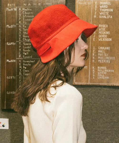 REDYAZEL（レディアゼル）の「バックベルトバケットハット（ハット・レディース・レッド/ブラック/チャコールグレー・FREE）」の12枚目の写真