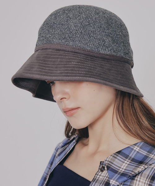 REDYAZEL（レディアゼル）の「バックベルトバケットハット（ハット・レディース・レッド/ブラック/チャコールグレー・FREE）」の14枚目の写真
