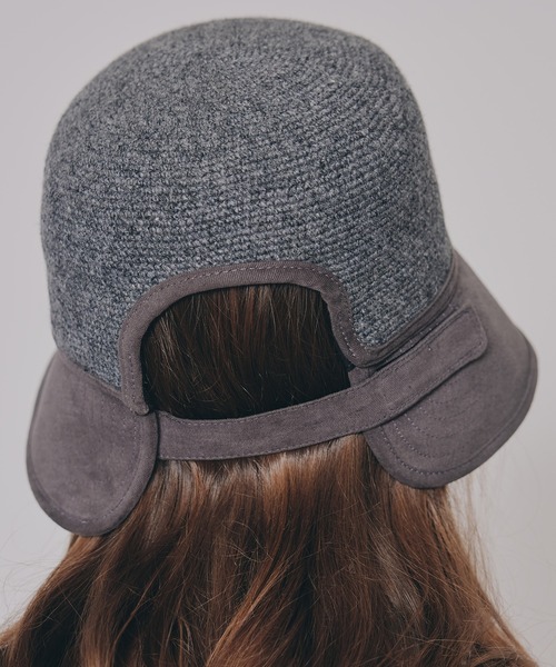 REDYAZEL（レディアゼル）の「バックベルトバケットハット（ハット・レディース・レッド/ブラック/チャコールグレー・FREE）」の4枚目の写真