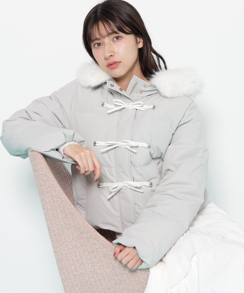 ◇【再入荷】リボンダッフルダウン（ダウンジャケット/コート）｜JILL