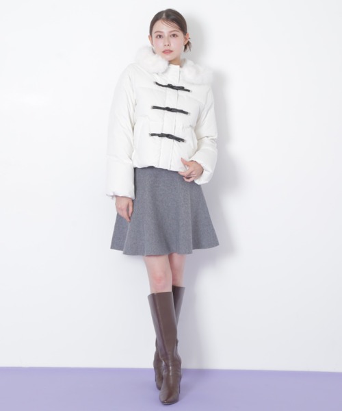 ◇【再入荷】リボンダッフルダウン（ダウンジャケット/コート）｜JILL