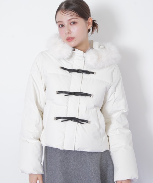 ◇【再入荷】リボンダッフルダウン（ダウンジャケット/コート）｜JILL