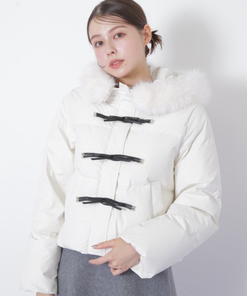 ◇【再入荷】リボンダッフルダウン（ダウンジャケット/コート）｜JILL