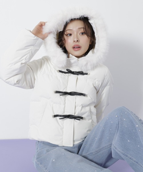 ◇【再入荷】リボンダッフルダウン（ダウンジャケット/コート）｜JILL