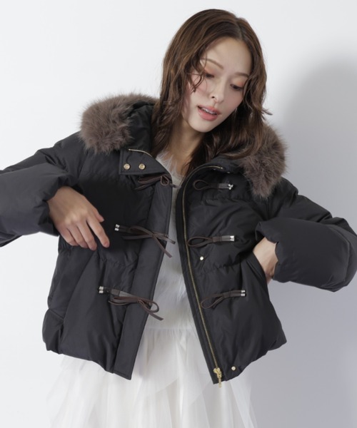 ◇【再入荷】リボンダッフルダウン（ダウンジャケット/コート）｜JILL