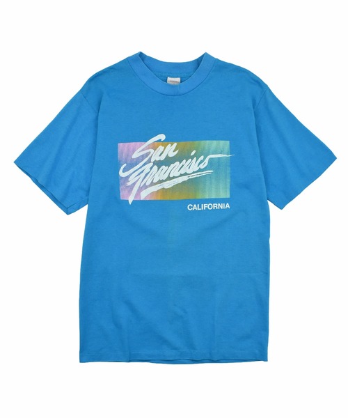 LABORATORY R(ラボラトリーアール)の「【USED】80’s BUGLE BOY “San Francisco” スーベニア Tシャツ USA製(Tシャツ/カットソー・メンズ・ブルー・LARGE)」の1枚目の写真