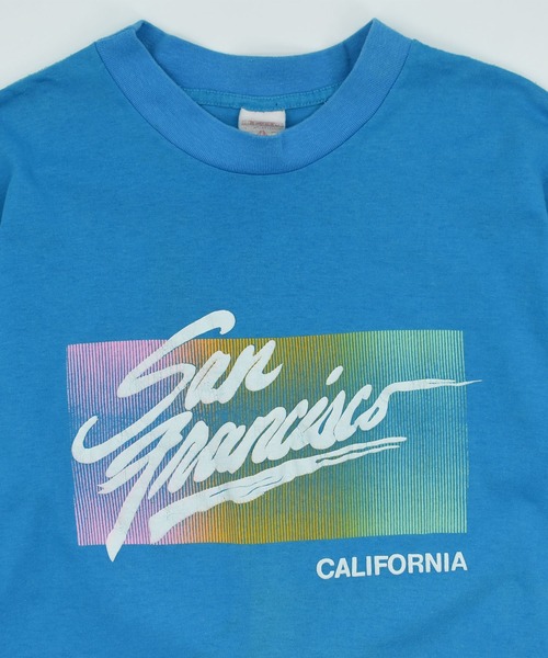 LABORATORY R(ラボラトリーアール)の「【USED】80’s BUGLE BOY “San Francisco” スーベニア Tシャツ USA製(Tシャツ/カットソー・メンズ・ブルー・LARGE)」の5枚目の写真