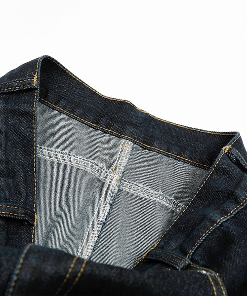 HOOK（フック）の「コクーン ペンキ加工 デニムパンツ（デニムパンツ・メンズ・ブラック/ライトブルー・MEDIUM/LARGE/SMALL）」の16枚目の写真