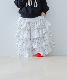 LOWRYS FARM（ローリーズファーム）の「ドットティアードロングスカート　601915（スカート・キッズ）」