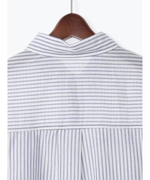 Te chichi TERRASSE(テチチテラス)の「アソートクロップドシャツ(シャツ/ブラウス・レディース・オフホワイト/ネイビー/ブルー/ベージュ・F)」の21枚目の写真