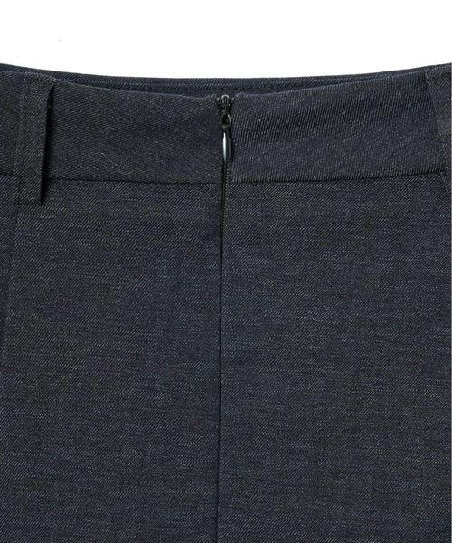 mic by Olu.（ミックバイオルドット）の「デニムライクプリーツスカート（スカート・レディース・ブルー/ブラック・FREE）」の9枚目の写真