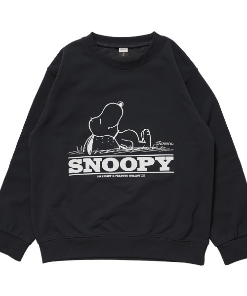 PEANUTS（ピーナッツ）の「ピーナッツ  ドライ裏毛スウェットシャツ（スウェット・キッズ・グリーン/ベージュ/ネイビー/チャコールグレー・100cm/110cm/120cm/130cm/140cm/150cm/160cm）」の4枚目の写真