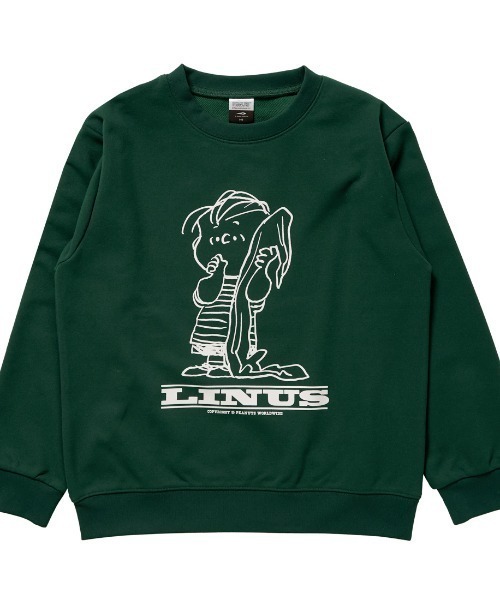 PEANUTS（ピーナッツ）の「ピーナッツ  ドライ裏毛スウェットシャツ（スウェット・キッズ・グリーン/ベージュ/ネイビー/チャコールグレー・100cm/110cm/120cm/130cm/140cm/150cm/160cm）」の5枚目の写真