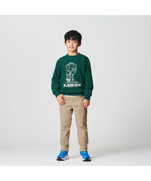 PEANUTS（ピーナッツ）の「ピーナッツ  ドライ裏毛スウェットシャツ（スウェット・キッズ・グリーン/ベージュ/ネイビー/チャコールグレー・100cm/110cm/120cm/130cm/140cm/150cm/160cm）」の14枚目の写真