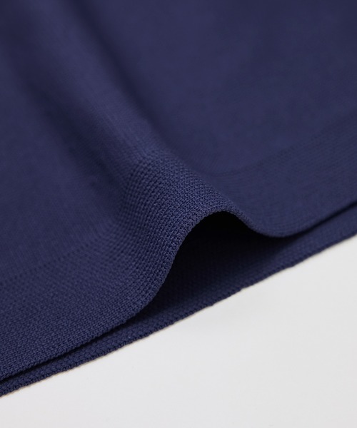 ROPE' PICNIC(ロペピクニック)の「シャツドッキングペプラムニット(シャツ/ブラウス・レディース・ブラック/ネイビー・FREE)」の9枚目の写真