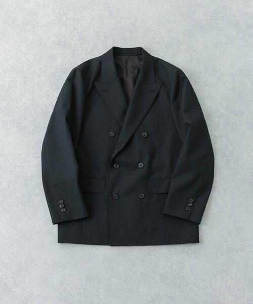 URBAN RESEARCH（アーバンリサーチ）の「new basic　BRADFORD WOOL W JACKET（その他アウター・メンズ・ブラック/ブラウン・LARGE/X-LARGE/MEDIUM）」の2枚目の写真