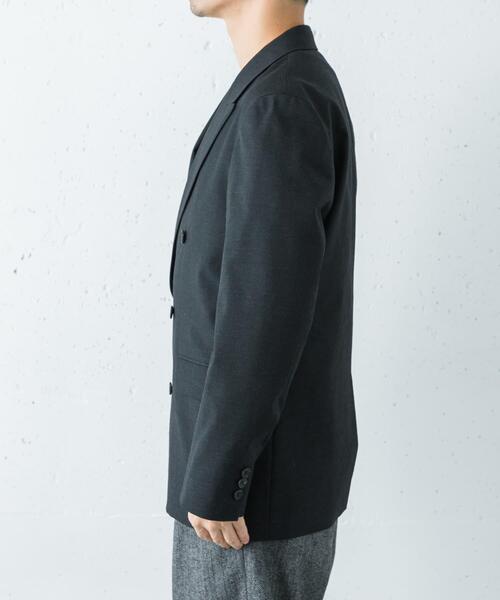 URBAN RESEARCH（アーバンリサーチ）の「new basic　BRADFORD WOOL W JACKET（その他アウター・メンズ・ブラック/ブラウン・LARGE/X-LARGE/MEDIUM）」の4枚目の写真