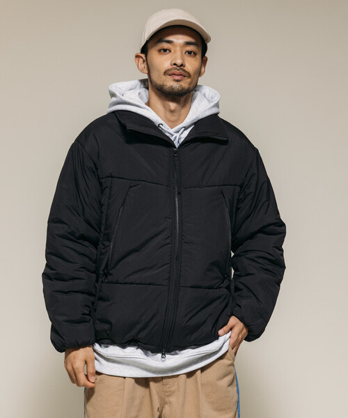 Firsthand（ファーストハンド）の「Firsthand/ファーストハンド PRIMALOFT PUFF JACKET / プリマロフト スタンドカラー パフ ジャケット / 中綿ブルゾン（ブルゾン・メンズ・ブラック/チャコールグレー/ネイビー・S/M/L）」の16枚目の写真