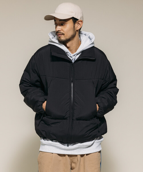 Firsthand（ファーストハンド）の「Firsthand/ファーストハンド PRIMALOFT PUFF JACKET / プリマロフト スタンドカラー パフ ジャケット / 中綿ブルゾン（ブルゾン・メンズ・ブラック/チャコールグレー/ネイビー・S/M/L）」の17枚目の写真