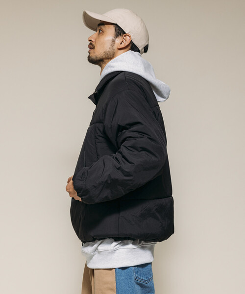 Firsthand（ファーストハンド）の「Firsthand/ファーストハンド PRIMALOFT PUFF JACKET / プリマロフト スタンドカラー パフ ジャケット / 中綿ブルゾン（ブルゾン・メンズ・ブラック/チャコールグレー/ネイビー・S/M/L）」の19枚目の写真