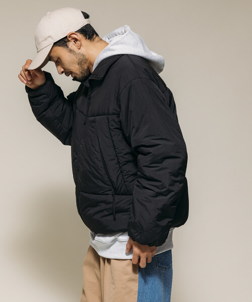 Firsthand（ファーストハンド）の「Firsthand/ファーストハンド PRIMALOFT PUFF JACKET / プリマロフト スタンドカラー パフ ジャケット / 中綿ブルゾン（ブルゾン・メンズ・ブラック/チャコールグレー/ネイビー・S/M/L）」の20枚目の写真