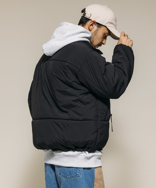 Firsthand（ファーストハンド）の「Firsthand/ファーストハンド PRIMALOFT PUFF JACKET / プリマロフト スタンドカラー パフ ジャケット / 中綿ブルゾン（ブルゾン・メンズ・ブラック/チャコールグレー/ネイビー・S/M/L）」の21枚目の写真