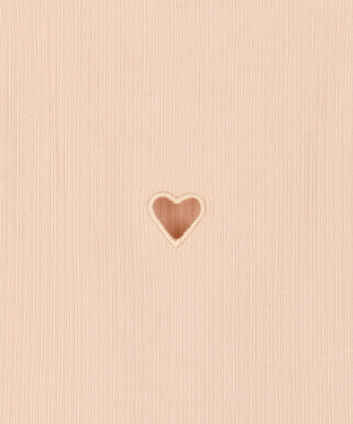 BASERANGE（ベースレンジ）の「Baserange/ベースレンジ HEART TANK / TTHTK-CR-WI25 / ハート タンクトップ（タンクトップ・レディース・ベージュ・MEDIUM）」の4枚目の写真