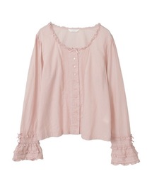 最終価格❗ピンクハウス❤️お袖のフリルが素敵なカットソーブラウス PINK HOUSE｜ピンクハウスのシャツ/ブラウス（フリル）通販