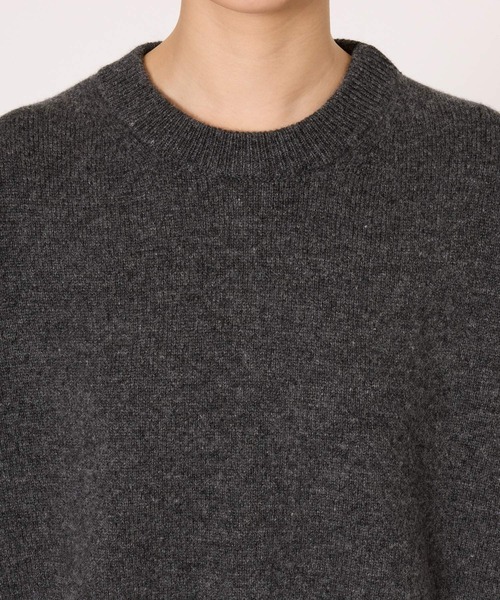 BARNYARDSTORM（バンヤードストーム）の「BARNYARDSTORM / AQUAクループルオーバー【WEB限定カラー】（ニット/セーター・レディース・ピンク/ホワイト/イエロー/パープル/ベージュ/チャコール・FREE）」の22枚目の写真