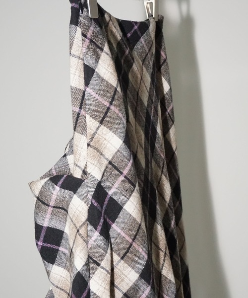 chuclla(チュクラ)の「フロントギャザーチェックスカート chw25a099(スカート・レディース・チェック・S/M)」の16枚目の写真