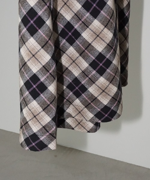 chuclla(チュクラ)の「フロントギャザーチェックスカート chw25a099(スカート・レディース・チェック・S/M)」の17枚目の写真