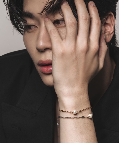 muku(ムク)の「BRACELET/ONE PEARL×OVAL(ブレスレット・レディース・ゴールド/シルバー・FREE)」の7枚目の写真
