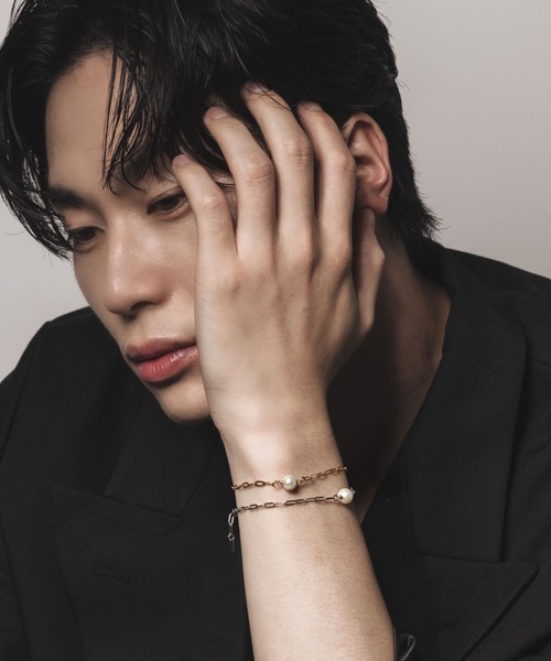 muku(ムク)の「BRACELET/ONE PEARL×OVAL(ブレスレット・レディース・ゴールド/シルバー・FREE)」の13枚目の写真
