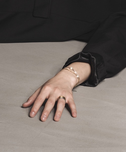 muku(ムク)の「BRACELET/ONE PEARL×OVAL(ブレスレット・レディース・ゴールド/シルバー・FREE)」の11枚目の写真