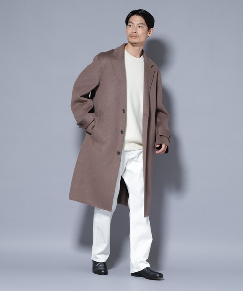 セール】ウールリバーチェスターコート（チェスターコート）｜NANO