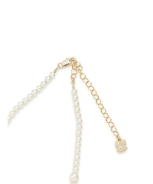 FURFUR（ファーファー）の「リボンモチーフパールネックレス（ネックレス・レディース・シルバー/ゴールド・F）」の8枚目の写真