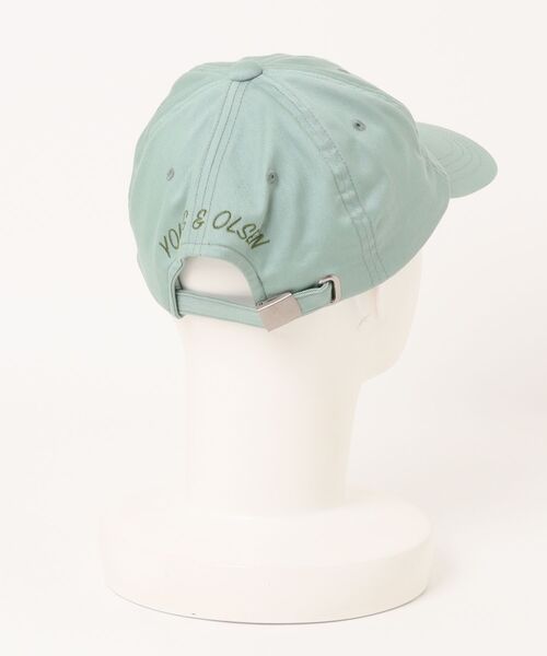 YOUNG&OLSEN The DRYGOODS STORE（ヤングアンドオルセン）の「【YOUNG&OLSEN】CITY TWILLCAP（キャップ・レディース・ワイン/アイボリー/ベージュ・FREE）」の4枚目の写真