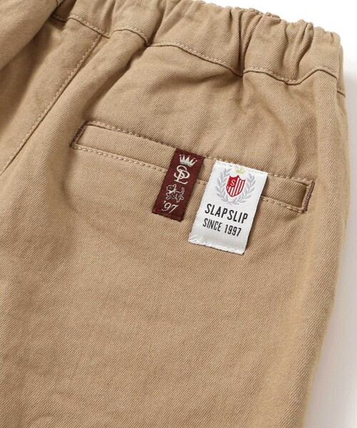 SLAP SLIP（スラップスリップ）の「【裏微起毛】折り返し裾チェックロングパンツ(80~130cm)（デニムパンツ・キッズ・ネイビー/ベージュ・130cm/120cm/90cm/80ｃｍ/110cm/100cm）」の8枚目の写真