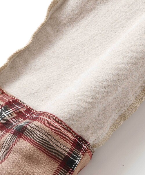 SLAP SLIP（スラップスリップ）の「【裏微起毛】折り返し裾チェックロングパンツ(80~130cm)（デニムパンツ・キッズ・ネイビー/ベージュ・130cm/120cm/90cm/80ｃｍ/110cm/100cm）」の22枚目の写真