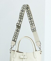 LOWELL things | 【単品】テープショルダー/オリジナル柄（シルバー金具）(ショルダーバッグ)