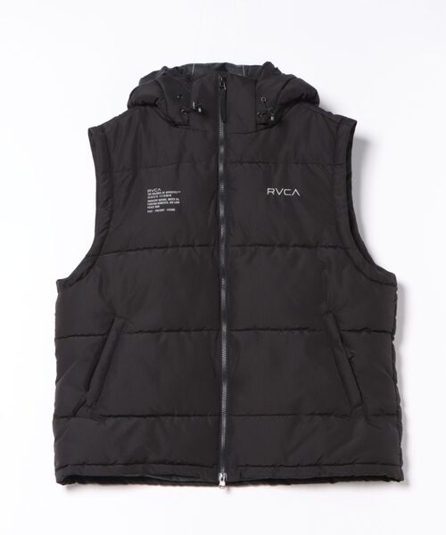 【新品】メンズ RVCA PUFFER VEST 2025年秋冬モデル　黒　L セール】RVCA メンズ RVCA PUFFER VEST ベスト 【2025年秋冬モデル