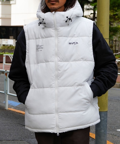 RVCA ホワイト ダウンベスト セール】RVCA メンズ RVCA PUFFER VEST ベスト 【2025年秋冬モデル