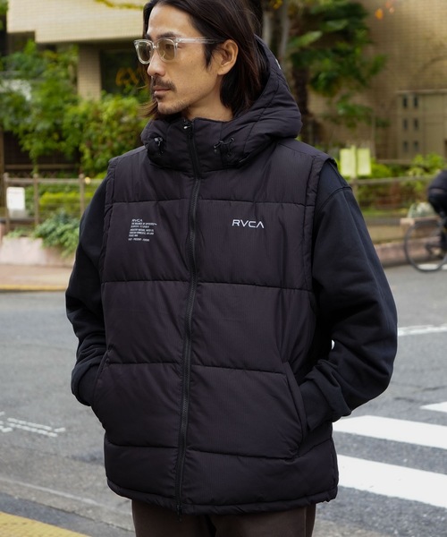 セール】RVCA メンズ RVCA PUFFER VEST ベスト 【2025年秋冬モデル